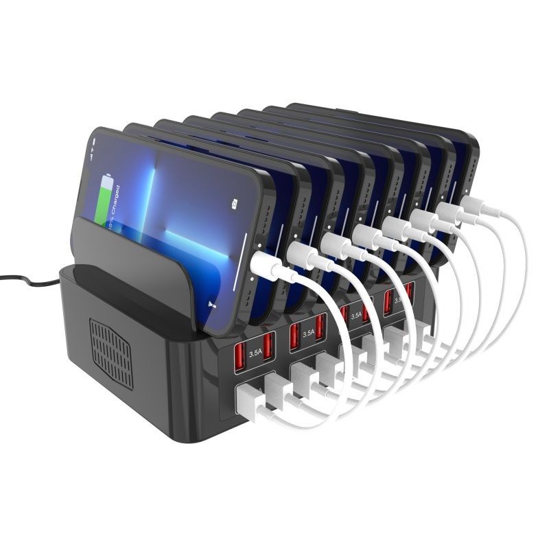 Wholesale 16-Port USB Charging Station with Organizer Stand - 5V/2A Bulk Charger Dock - Image 2