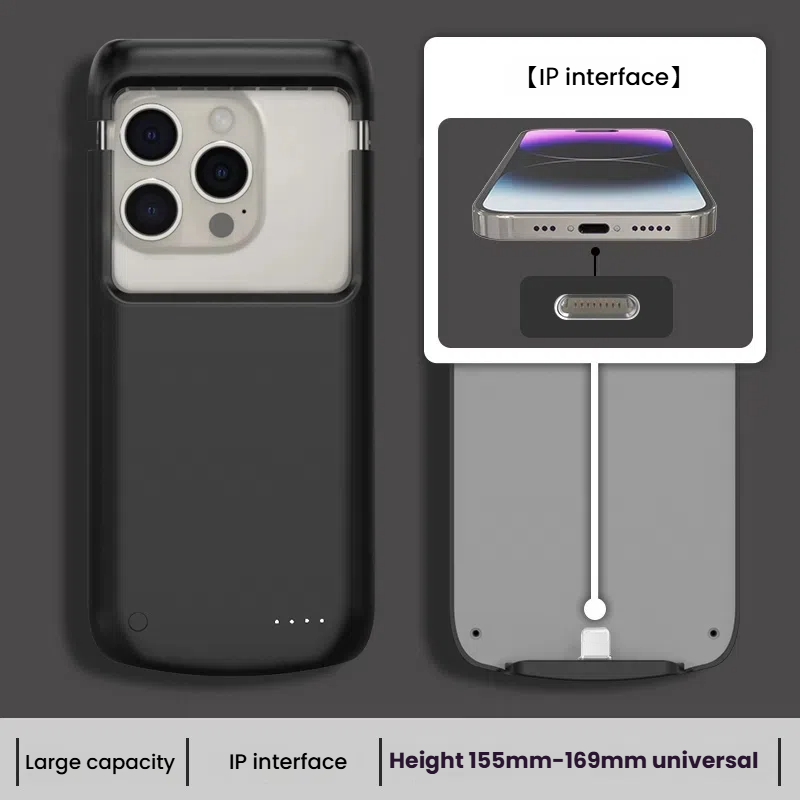 Wholesale Universal Retractable Battery Case Power Bank (Model X12) - Telescopic Back Clip Charger for iPhone & Android - Image 4