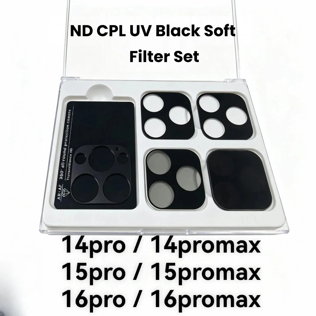 プロフェッショナル撮影用 iPhone対応マグネット式カメラレンズフィルターキット（ND/CPL/UVフィルター付属） - Image 6