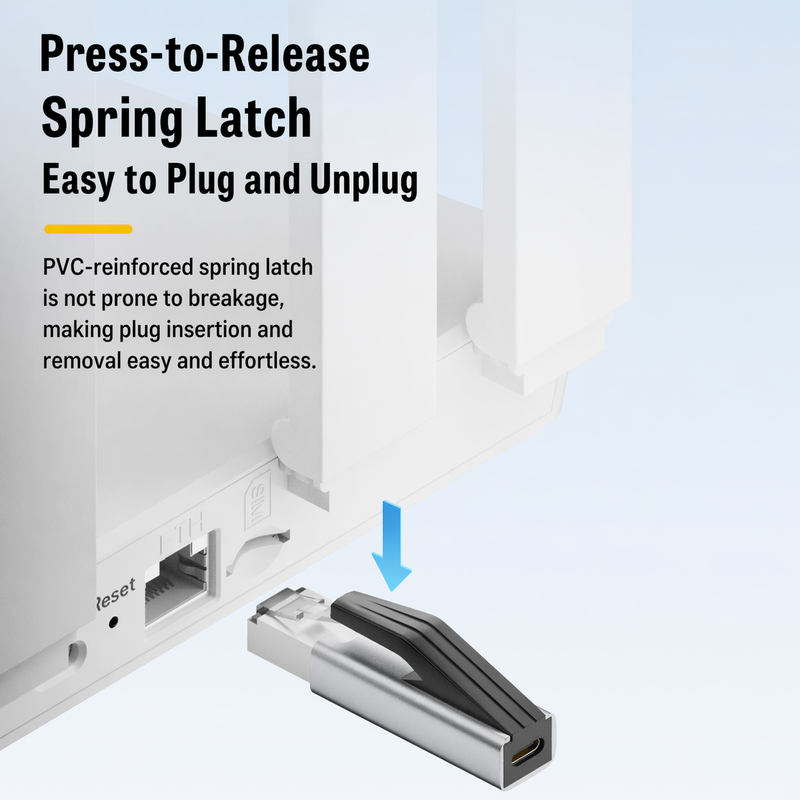 CR-RJ45-M USB-C to RJ45 Gigabit Ethernet Adapter - Image 4