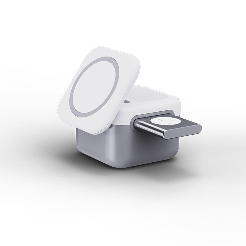 Detachable 3-in-1 Magnetic Wireless Charger with Modular Dock - Image 2