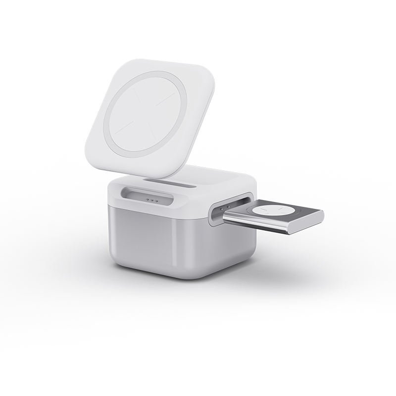 Detachable 3-in-1 Magnetic Wireless Charger with Modular Dock