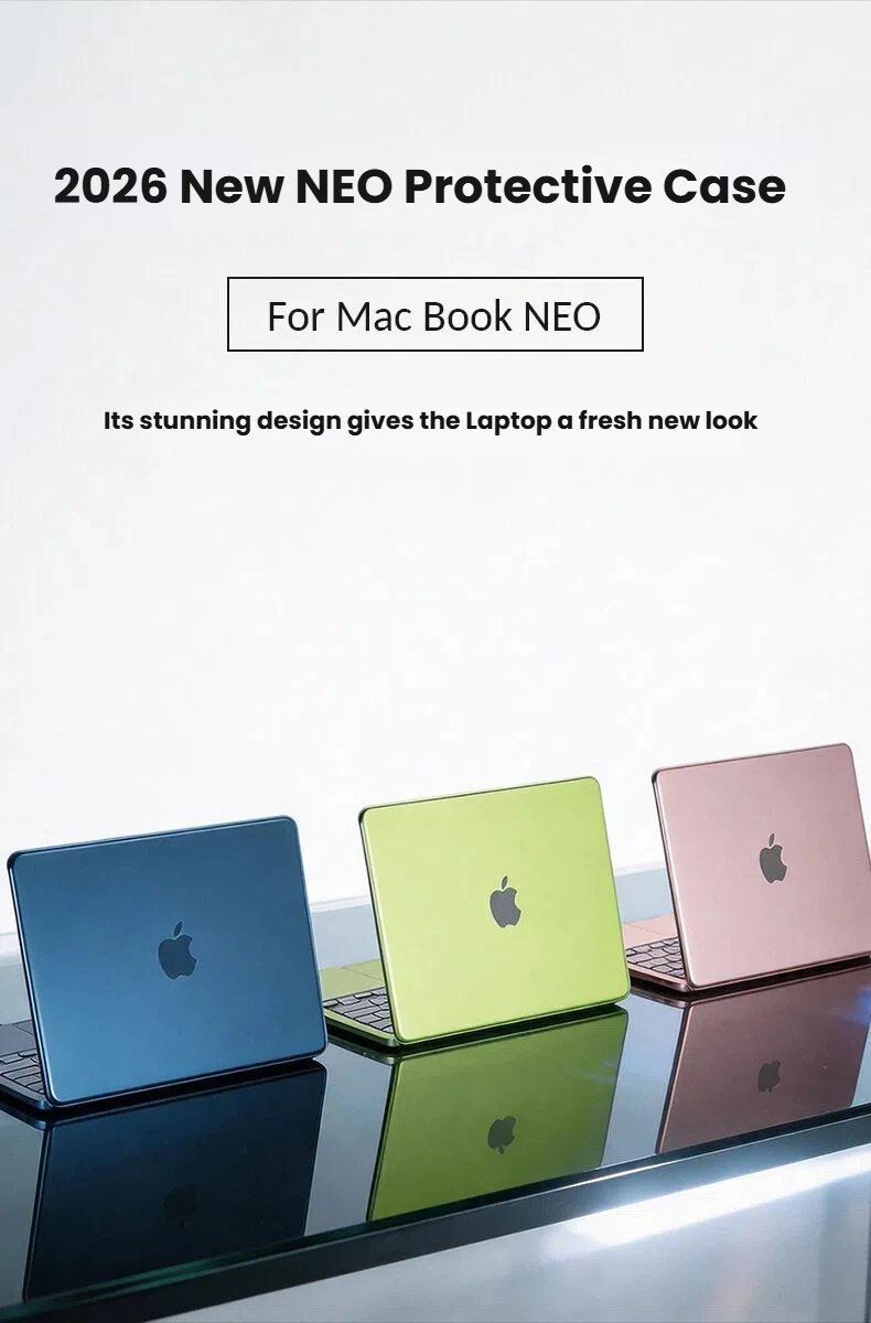 Doolike Neo A18 MacBook Matte & Crystal Hard Shell Protective Case - Image 3
