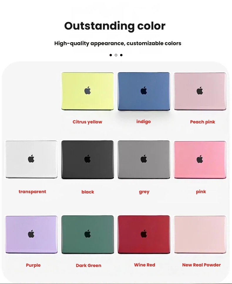 Doolike Neo A18 MacBook Matte & Crystal Hard Shell Protective Case - Image 4