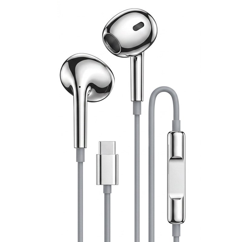 E01 USB-C Wired Semi-In-Ear Earphones for iPhone 15-18 Wholesale - Image 2