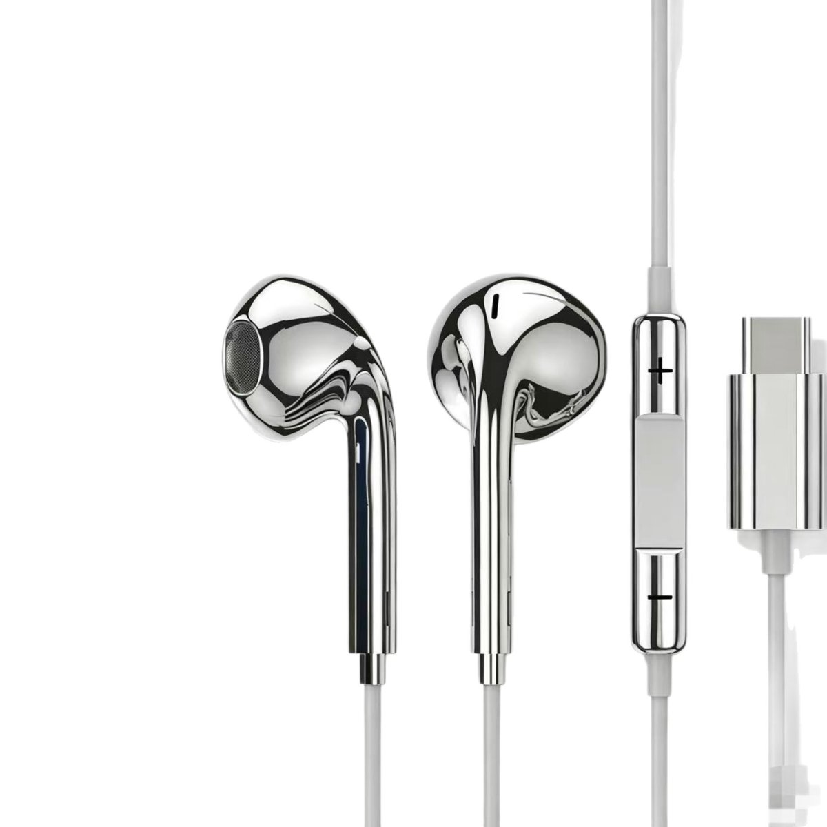 E01 USB-C Wired Semi-In-Ear Earphones for iPhone 15-18 Wholesale