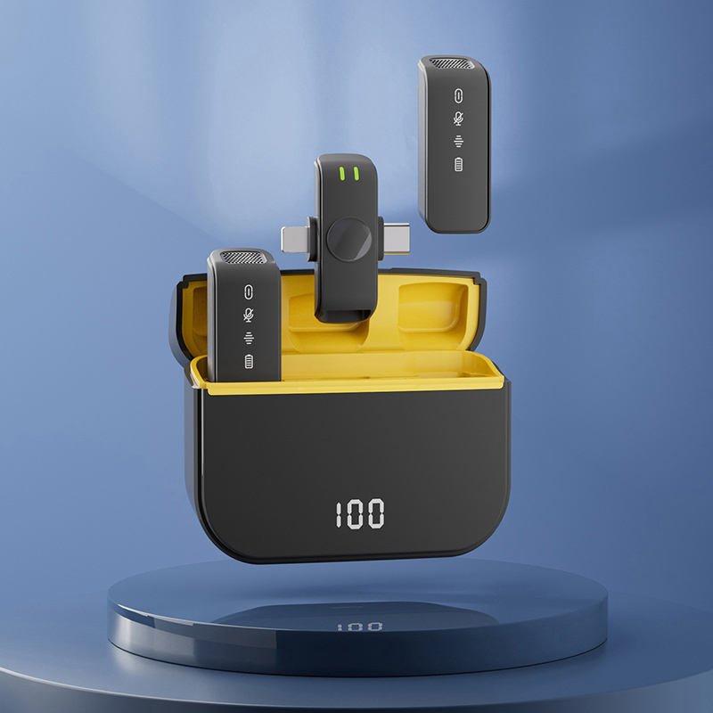 Microfono lavalier wireless H61 USB Type-C all’ingrosso - Image 3