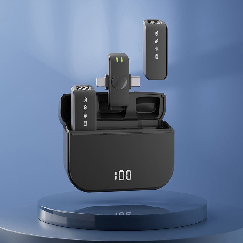 Microfono lavalier wireless H61 USB Type-C all’ingrosso - Image 4