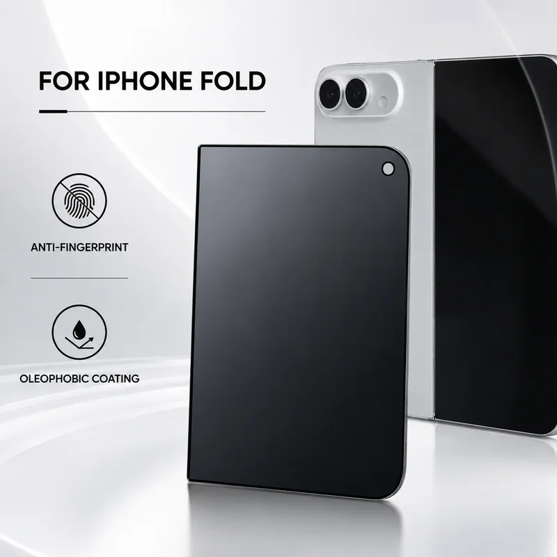 Tempered Glass Screen Protector for iPhone 18 Fold - 9H Full Coverage - Image 3