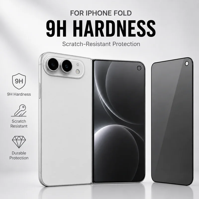 Tempered Glass Screen Protector for iPhone 18 Fold - 9H Full Coverage - Image 5