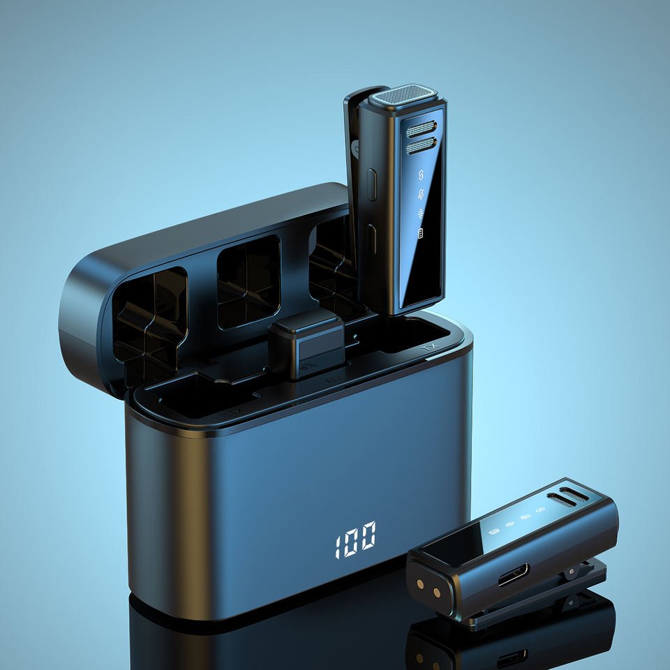 J88 2,4G drahtloses Lavalier-Mikrofon mit zwei Kanälen im Großhandel - Image 5