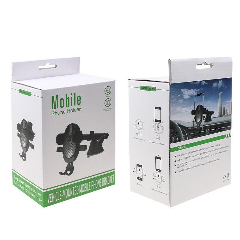 Long-Arm Suction Cup Car Phone Holder with Manual Clamp - Image 3