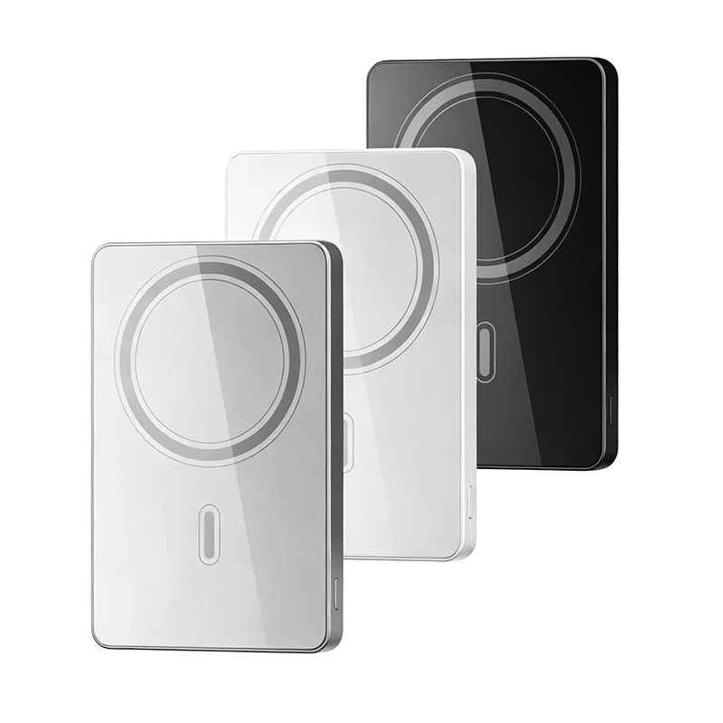 5000mAh Magnetic Wireless Power Bank for iPhone 18 / 17 / 16 Series - 15W Fast Charging - Image 2