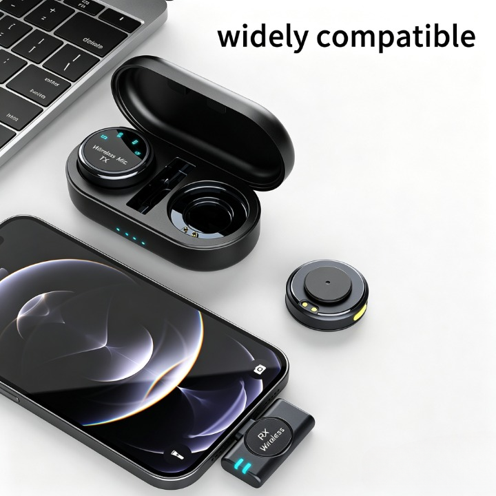 S3 Magnetic Clip 2.4G Wireless Lavalier Microphone Wholesale