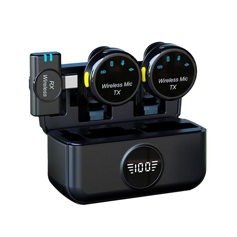 S5 2.4G 마그네틱 클립 무선 라발리에 마이크 도매 - Image 3