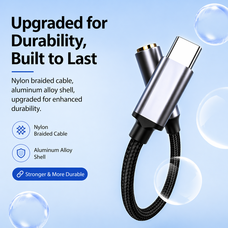 USB-C to 3.5mm HiFi DAC Audio Adapter Wholesale - Image 5