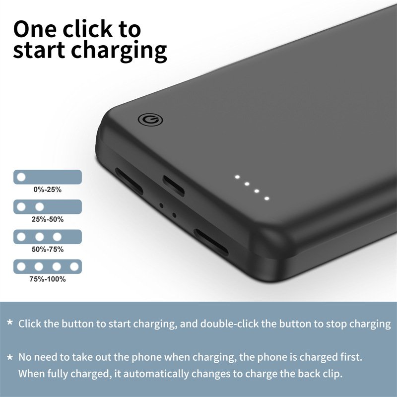 Google Pixel 6 / 7 / 8 系列 10000mAh 电池背夹批发 - Image 5