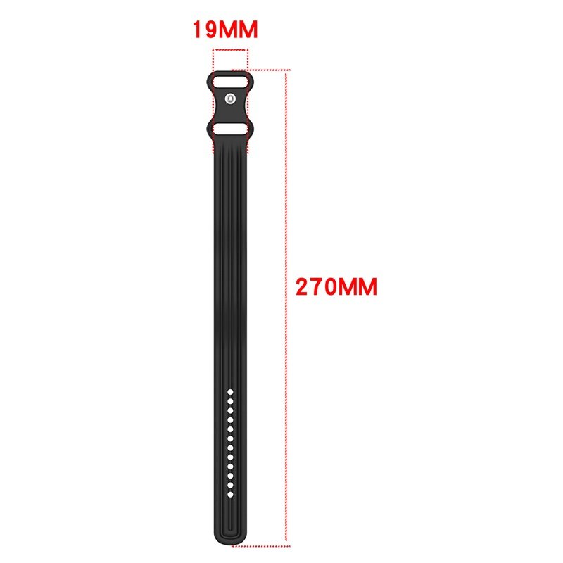 Wholesale 19mm Soft Silicone Replacement Watch Strap for Smart Watches
