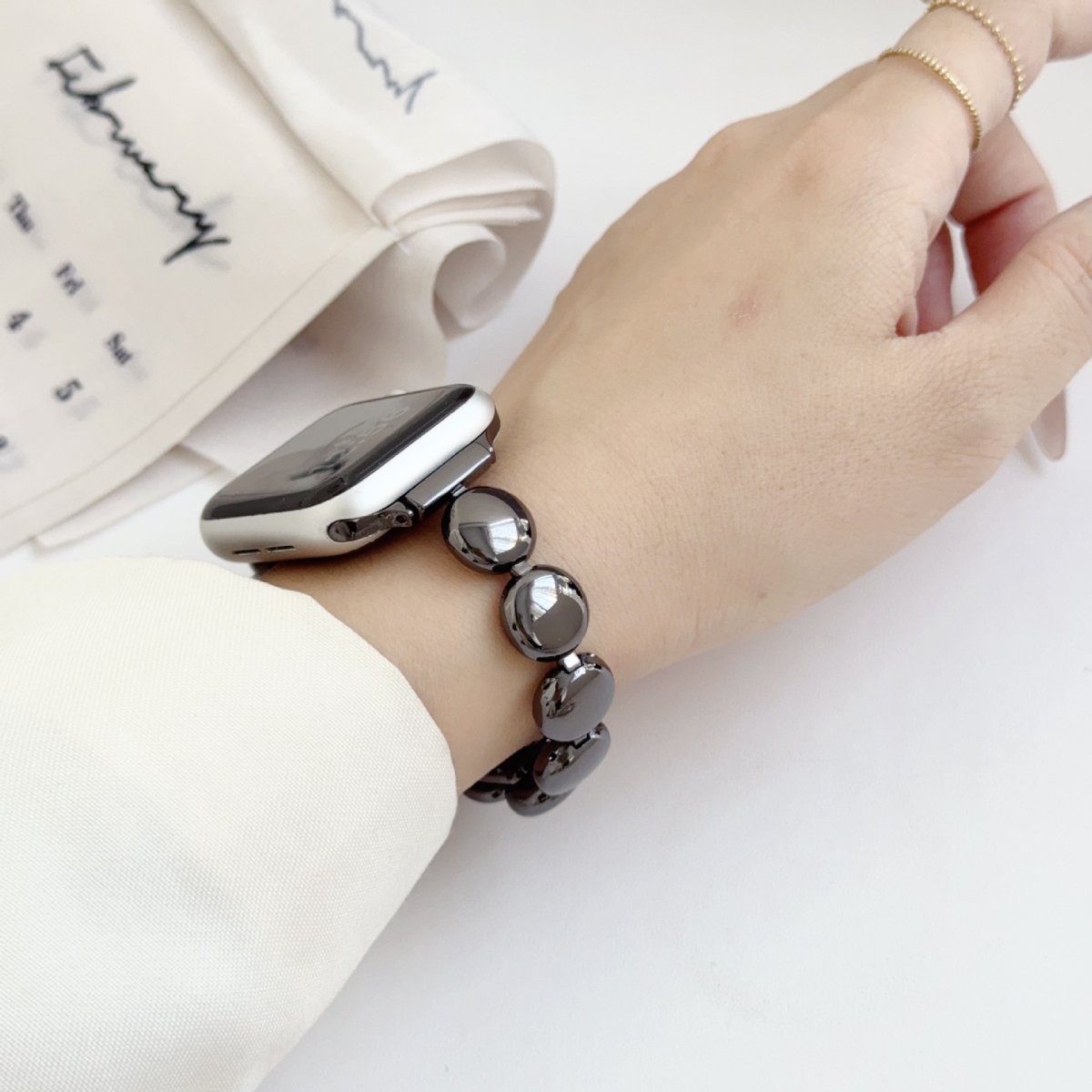 Wholesale Aluminum Alloy Beaded Watch Band for Apple Watch - Image 5