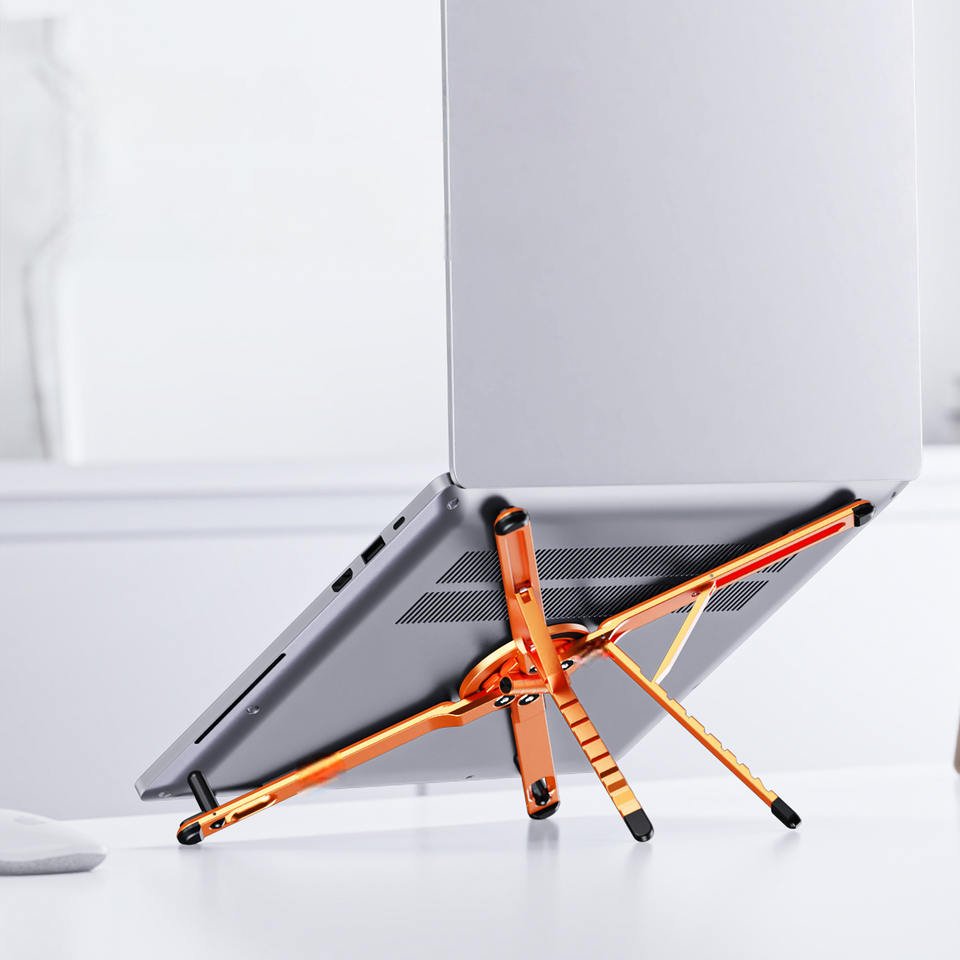 E06 Foldable Aluminum Stand for Phones and Tablets - Image 3