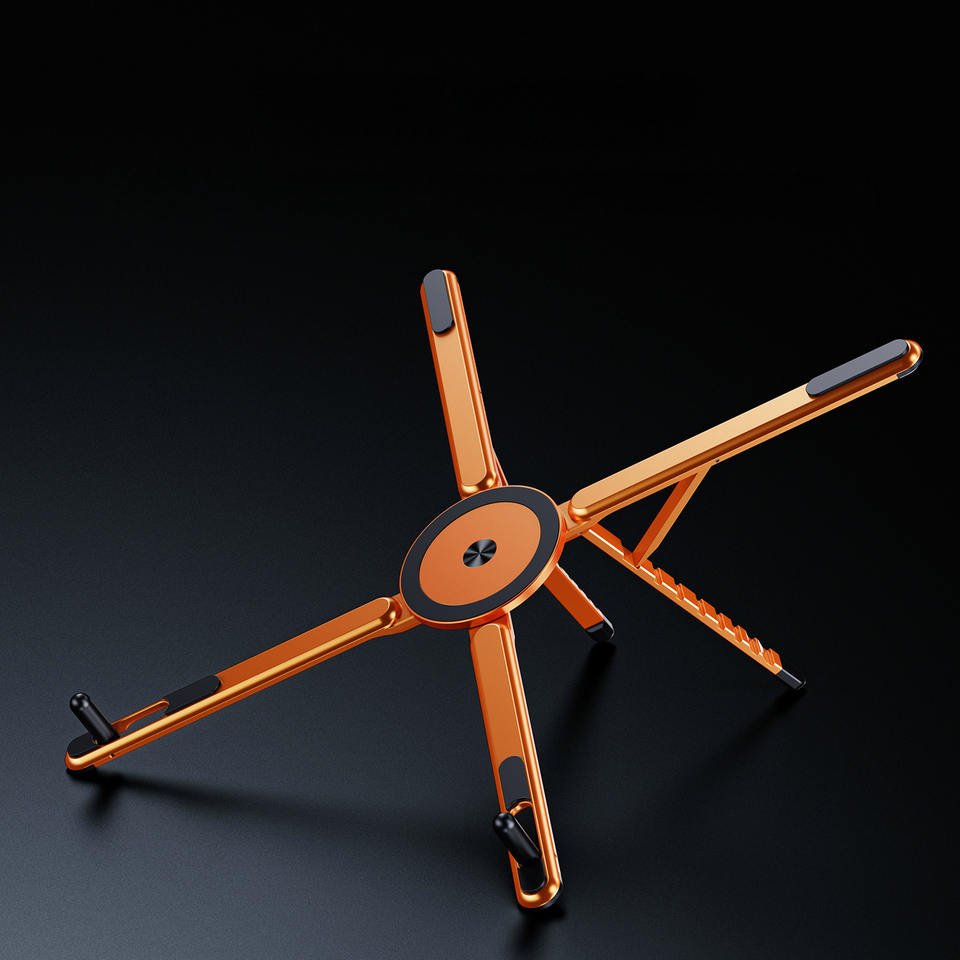 E06 Foldable Aluminum Stand for Phones and Tablets - Image 4