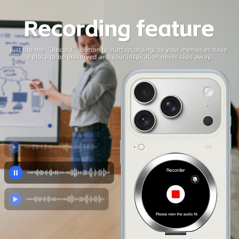 Wholesale I-P8 1.52-Inch Smart Display Magnetic Case for iPhone 17 Pro - Image 7