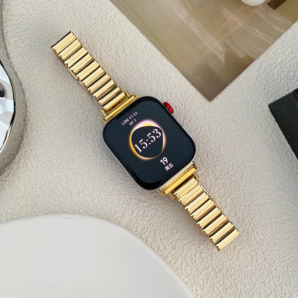 Wholesale Metal Stainless Steel Apple Watch Band 8916 - Adjustable Link Bracelet Strap - Image 4