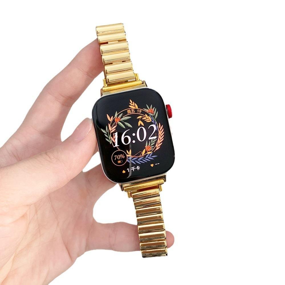 Wholesale Metal Stainless Steel Apple Watch Band 8916 - Adjustable Link Bracelet Strap - Image 6