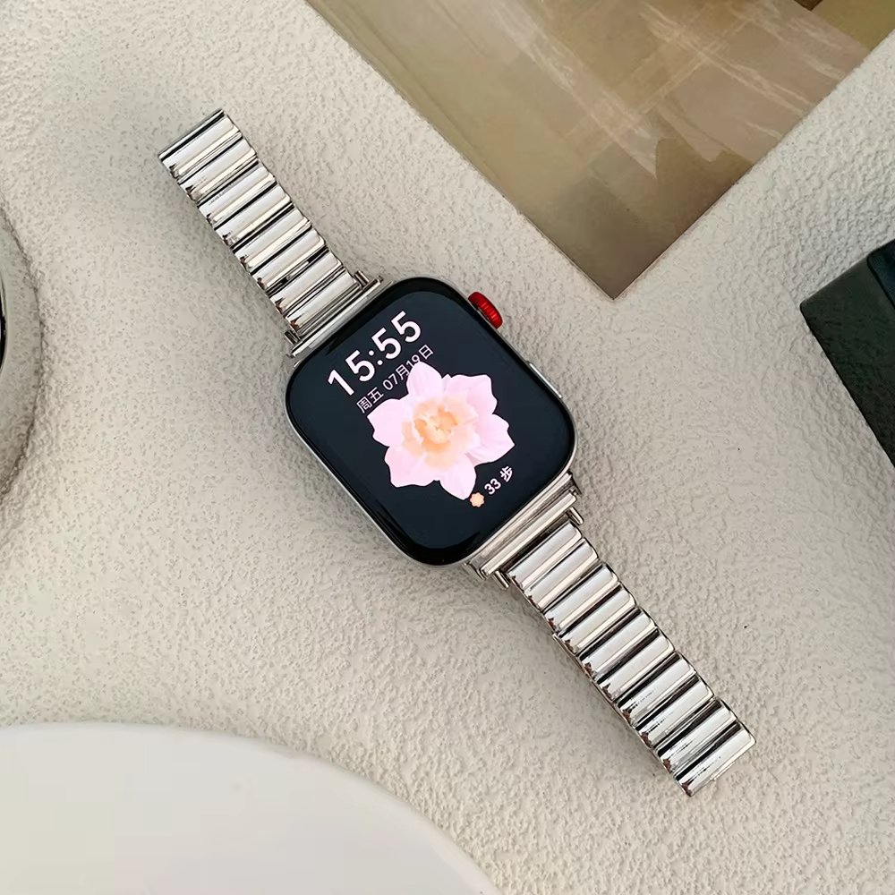 Wholesale Metal Stainless Steel Apple Watch Band 8916 - Adjustable Link Bracelet Strap - Image 13
