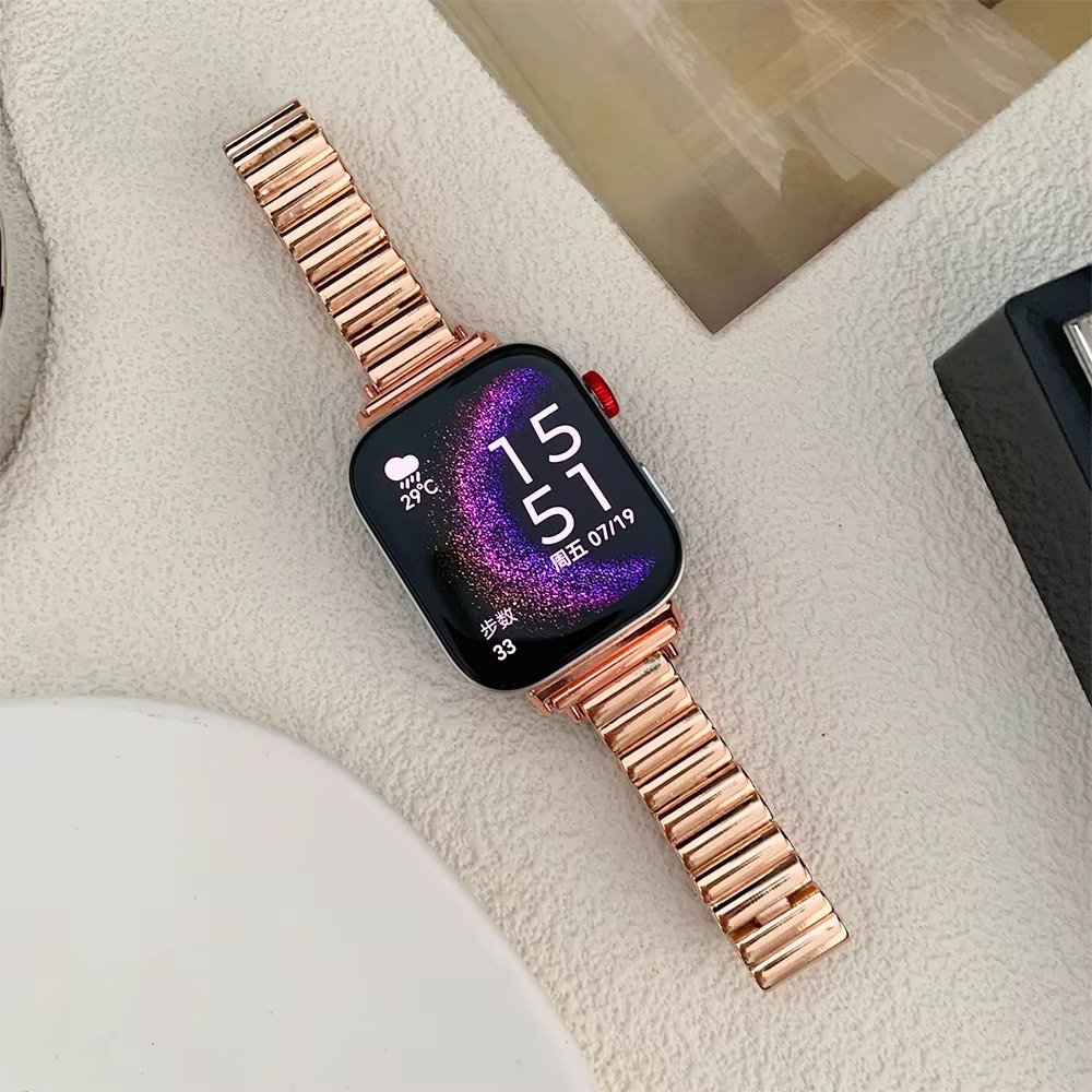 Wholesale Metal Stainless Steel Apple Watch Band 8916 - Adjustable Link Bracelet Strap - Image 16