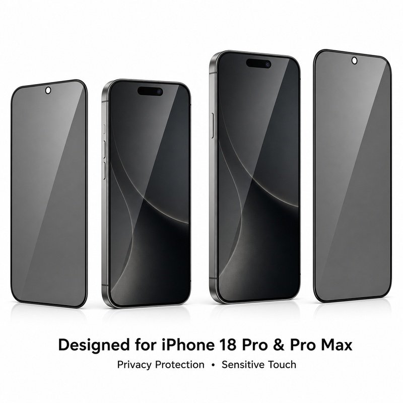 Grossiste Protège-écran Verre Trempé Anti-espion iPhone 18 Pro / 18 Pro Max - Image 2