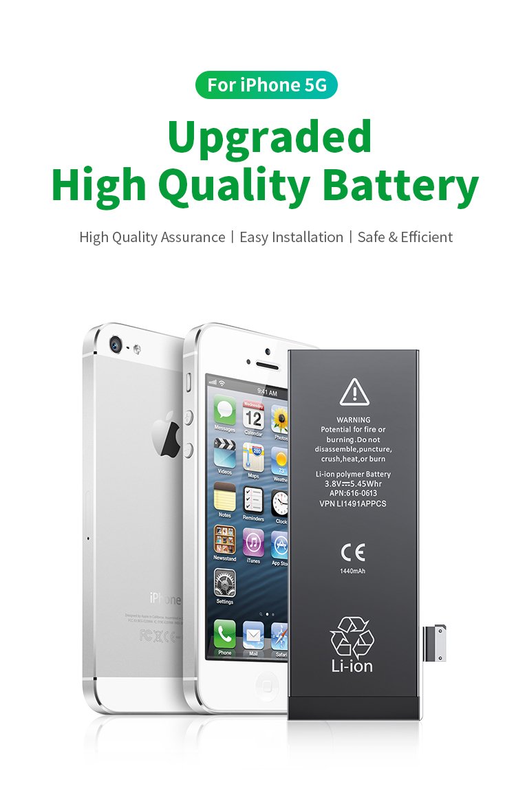 Großhandel Ersatzakku für iPhone 5 - Image 3
