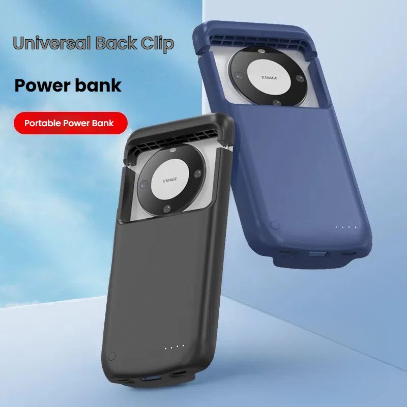 Wholesale Universal Retractable Battery Case Power Bank (Model X12) - Telescopic Back Clip Charger for iPhone & Android