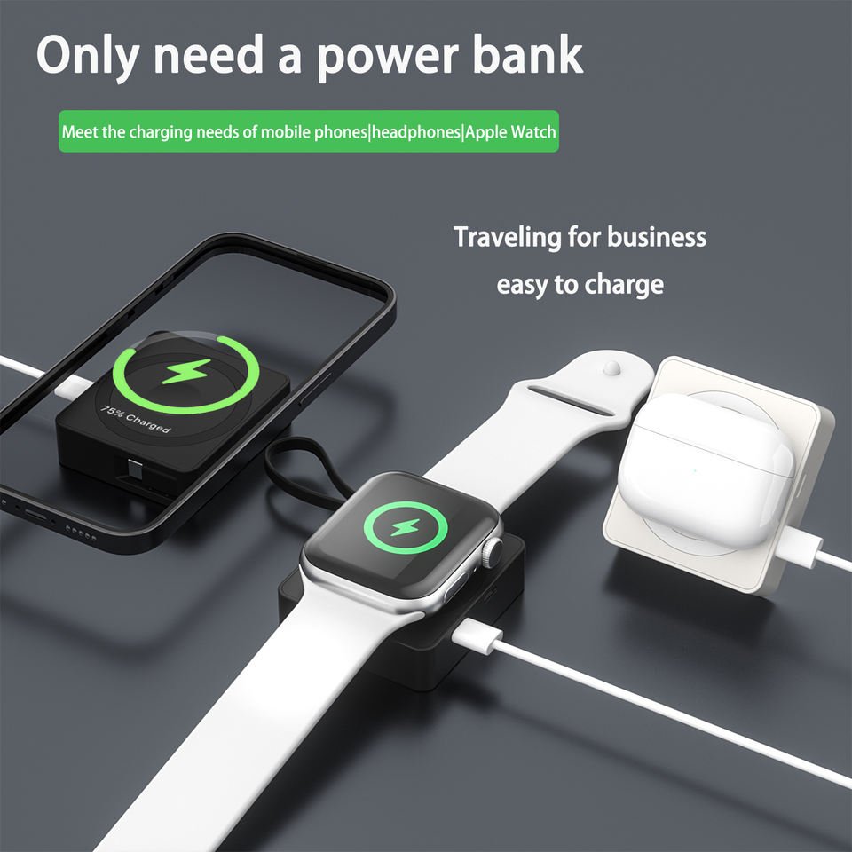 WPB-08 5000mAh Multi-Device Magnetic Power Bank - Image 5